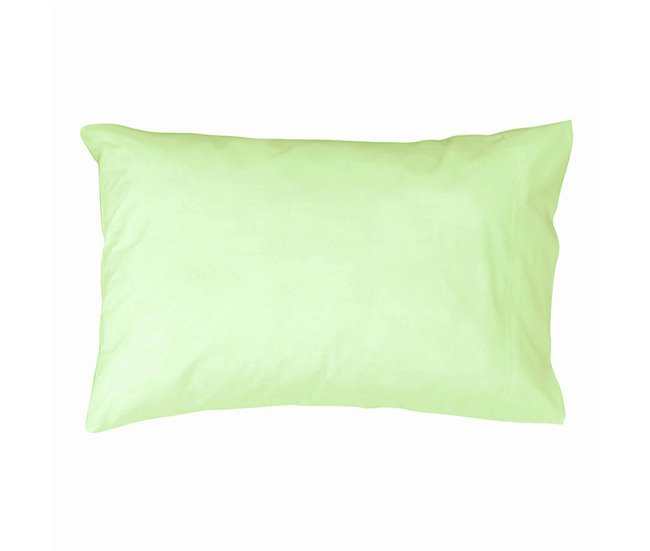 Funda de almohada de algodón Verde