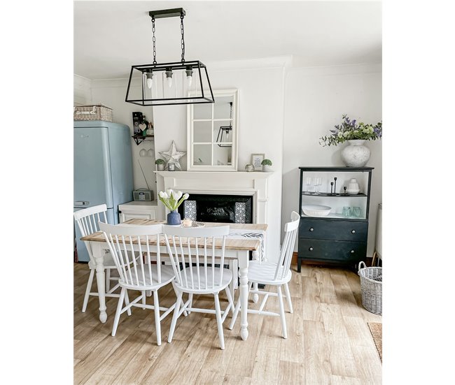 Beliani Lámpara colgante MUGER Negro