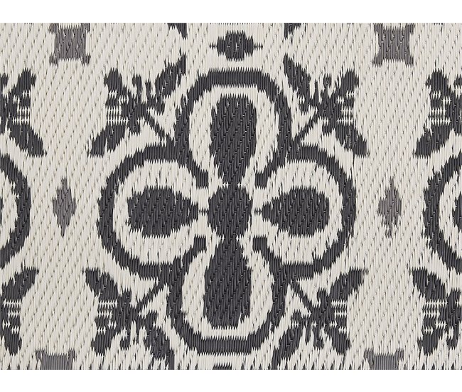 Beliani Alfombra de exterior NELLUR 120x180 Negro