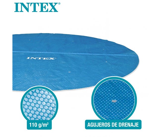 Cobertor solar INTEX piscinas Easy Set/Metal Frame Azul