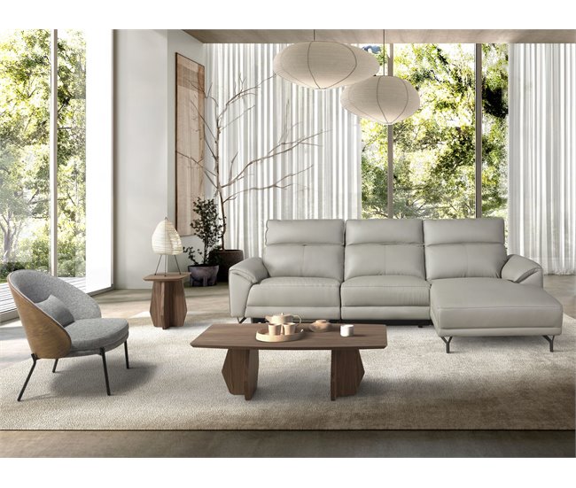 ANGEL CERDA Sillón tela Nogal