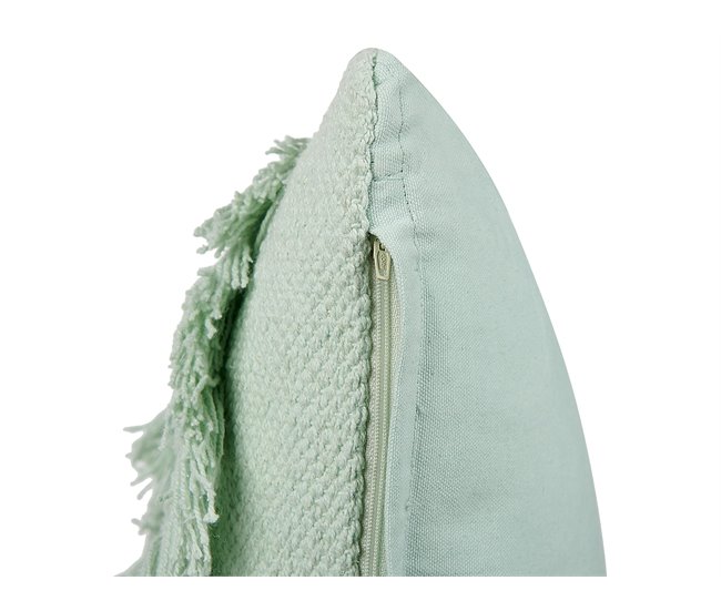 Beliani Cojín decorativo BACOPA Verde