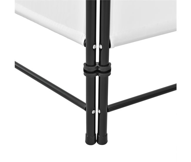 Biombo Separador de 5 Paneles Saragossa Blanco