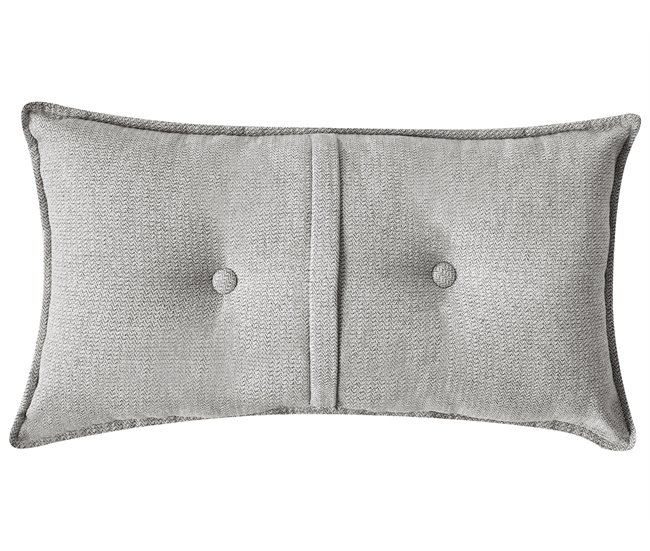 Beliani Sofá esquinero Poliéster DOLVA Gris Claro