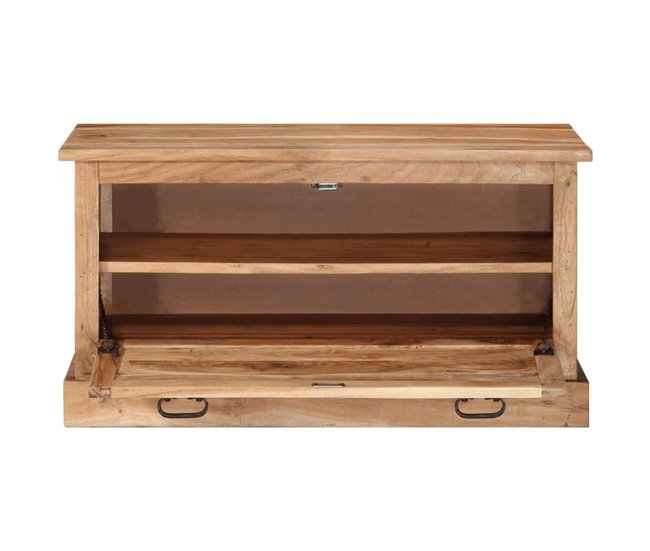 Banco para guardar zapatos Marron