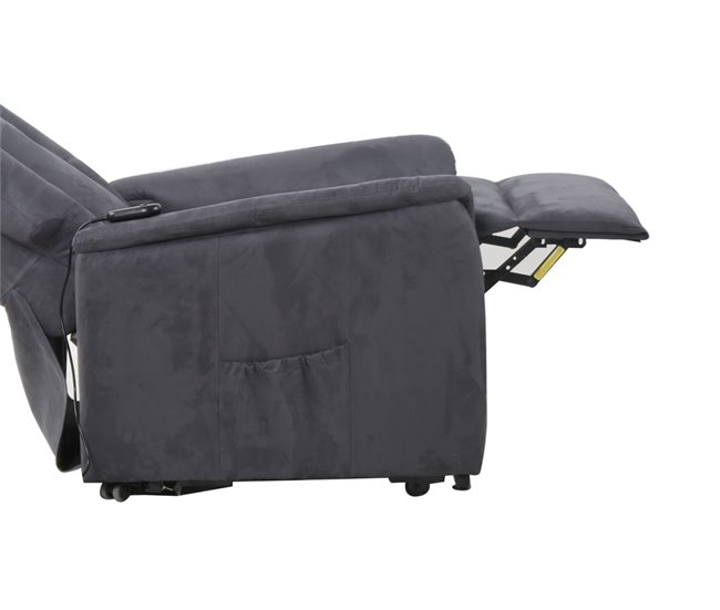 Sillón relax eléctrico microfibra MAX Gris