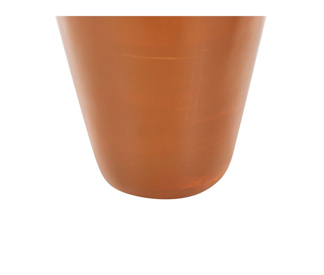 Beliani Jarrón decorativo KARFI Naranja