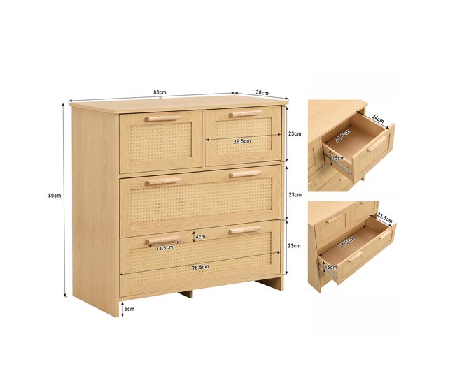 Aparadores 80 Natural