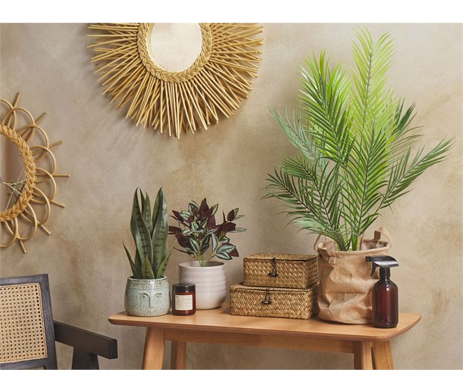 Beliani Planta artificial ARECA PALM Verde