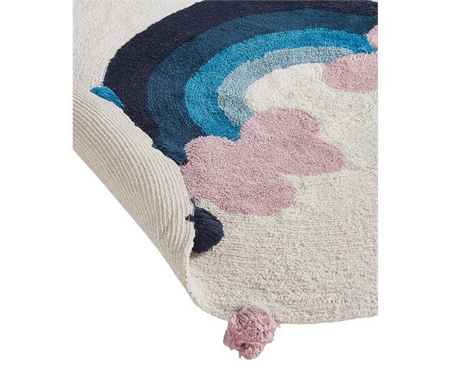 Beliani Alfombra para niños GORISA Beige