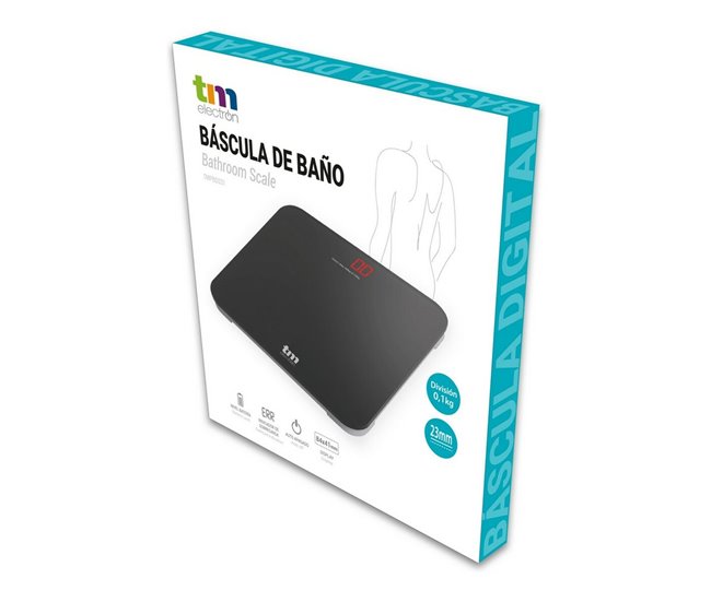 Báscula Digital de Baño Negro