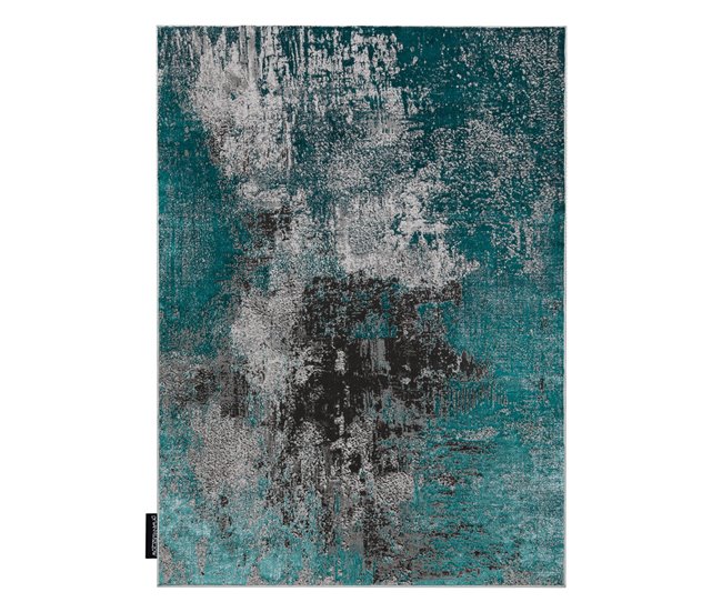 Alfombra DE LUXE moderna 570 vintage - Structural 200x290 Verde