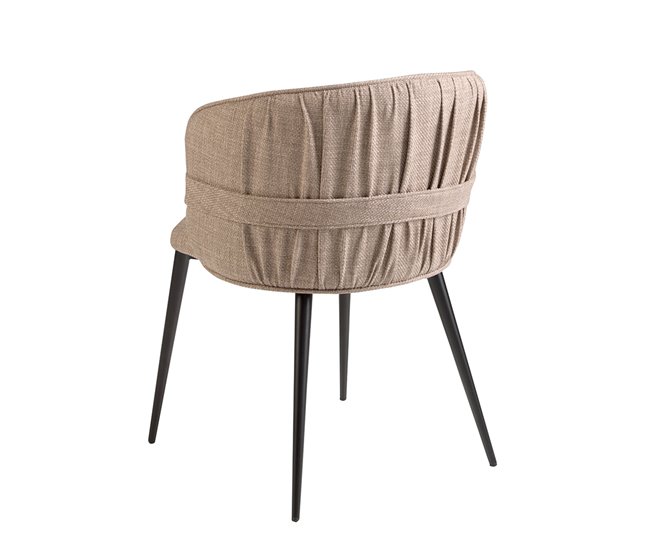 ANGEL CERDA Silla tela marrón Marron