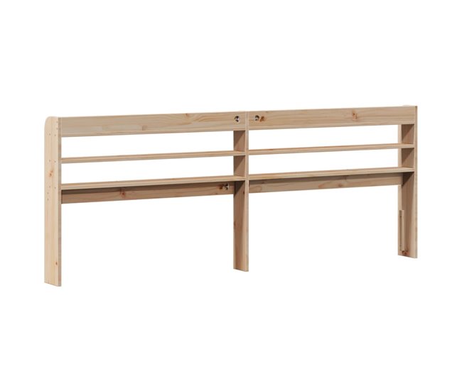 Cabecero de cama con estantes 190 Blanco