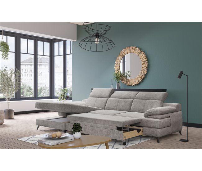 Chaise longue con cama TITUS Beige