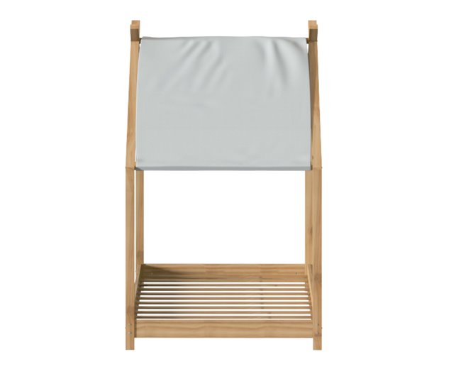 Cama Juvenil Infantil Tida de Campaña Ilian Blanco/ Madera