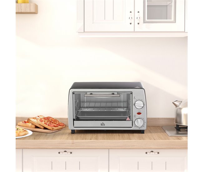 Horno Eléctrico Sobremesa Gris