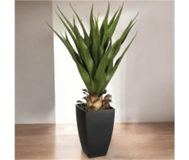 WELL HOME - Palmera artificial en maceta Verde Oscuro