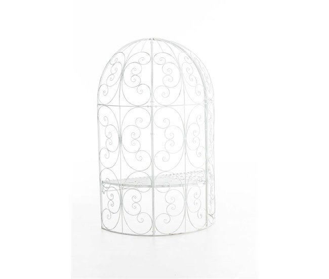 Arco flores - Rosie - Metal Blanco Veta