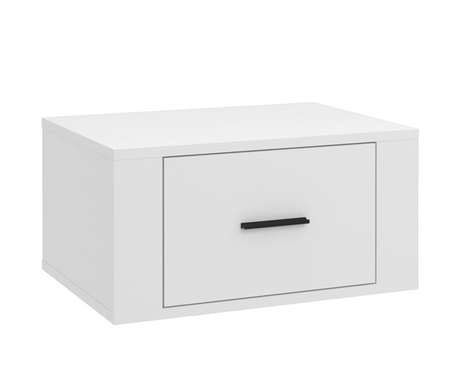 2 Mesitas de noche de pared 50 Blanco