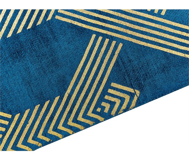 Beliani De pelo corto VEKSE 160x230 Azul