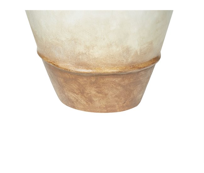 Beliani Jarrón decorativo BANTING Beige