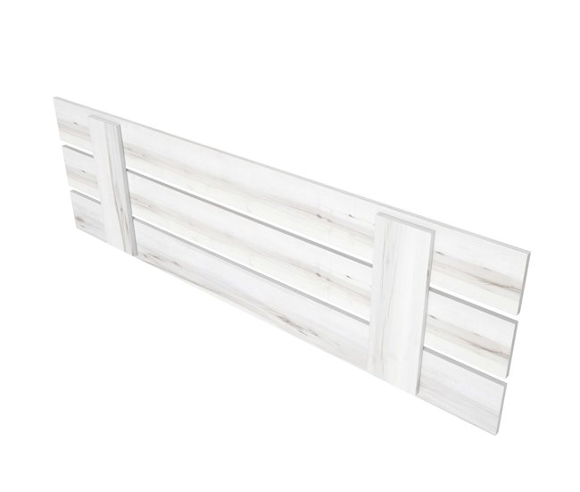 Cabecero Matrimonio Lucca Estilo Contemporáneo Blanco