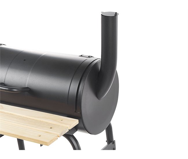 Beliani Barbacoa de carbón SATAH Negro