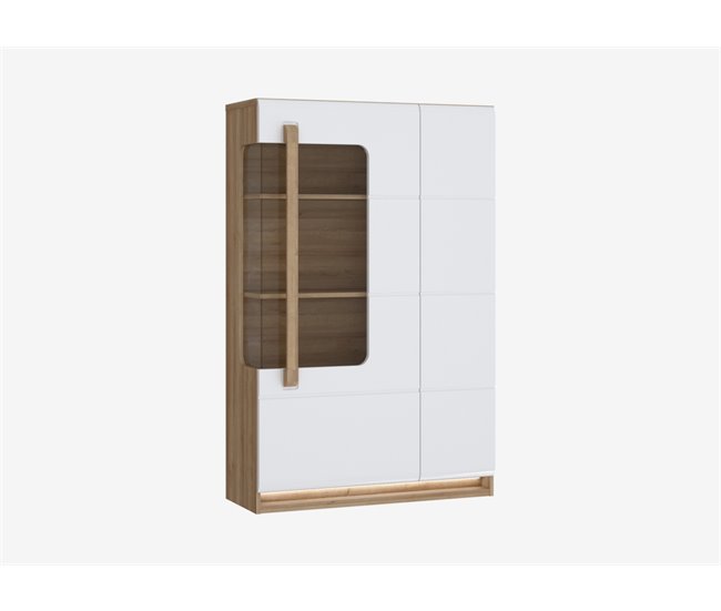 Vitrina de 2 puertas MONTREAL Blanco Brillo