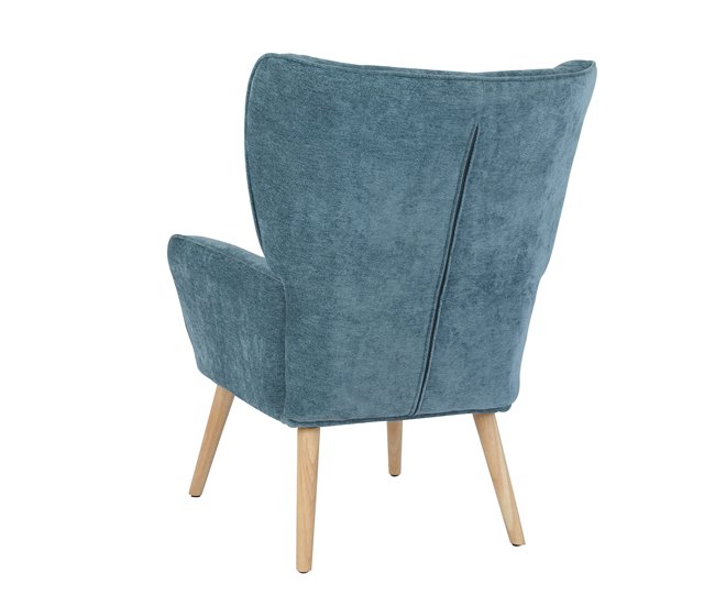 Sillón decorativo TYRA Azul
