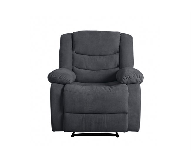 Sillón relax de tela CHEF2 Gris Oscuro