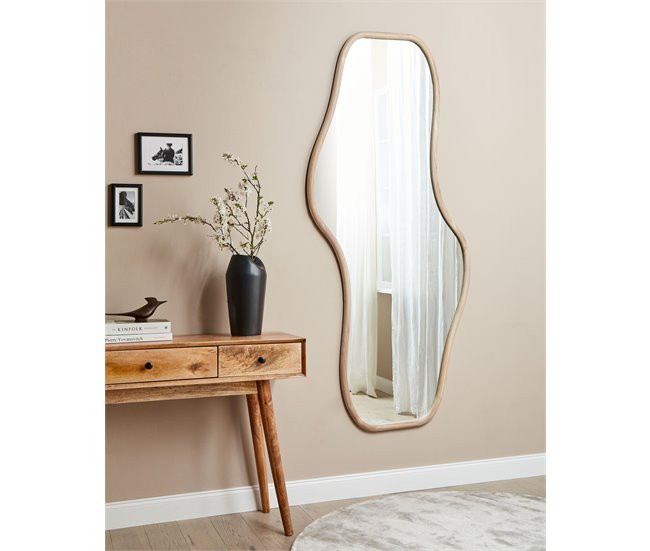 Beliani Espejo BIOLLET Marron