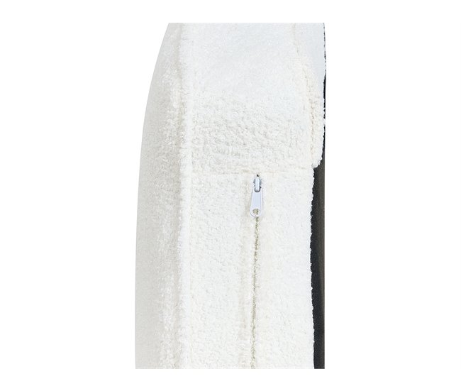 Beliani Chaise longue Bouclé ALLIER Beige