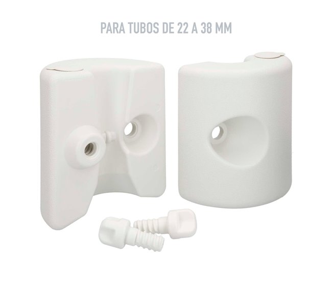 Pack 4 soportes para carpas Aktive Garden Blanco