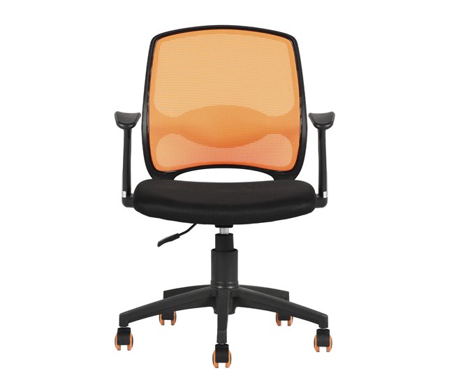 Silla de oficina MINI color negro y naranja Naranja