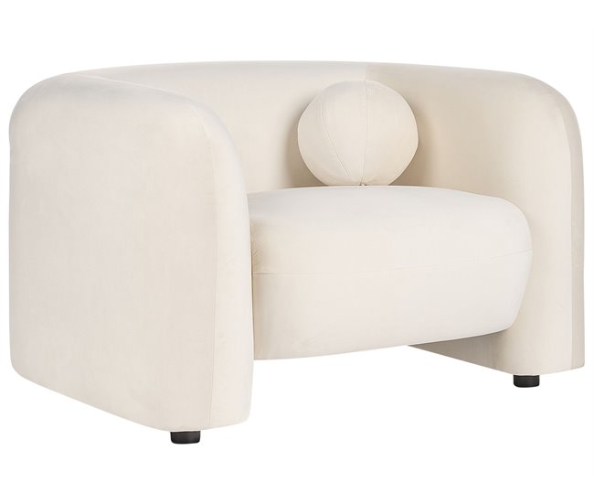 Beliani Conjunto de sofás LEIREN Crema