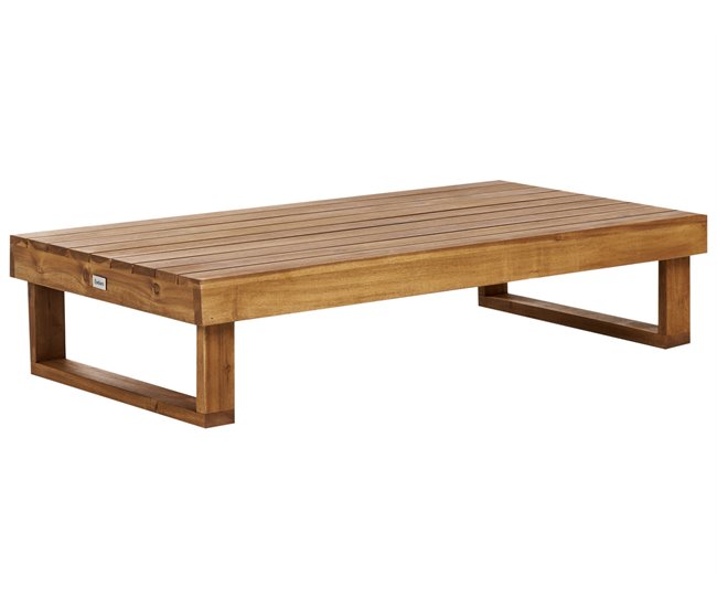 Beliani Mesa de jardín MARETTIMO Madera Clara