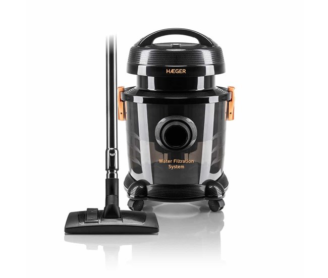 Aspirador con filtro de agua HAEGER Aquaclean 1200 Negro