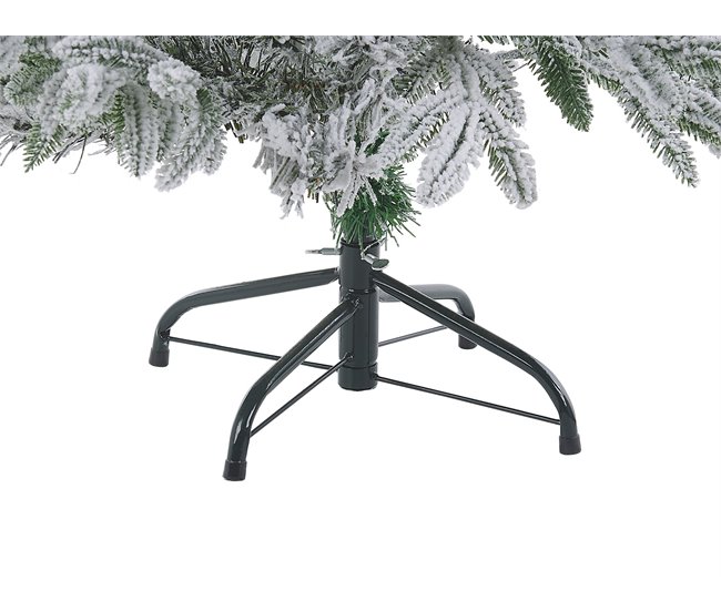 Beliani Árbol de Navidad BASSIE Blanco