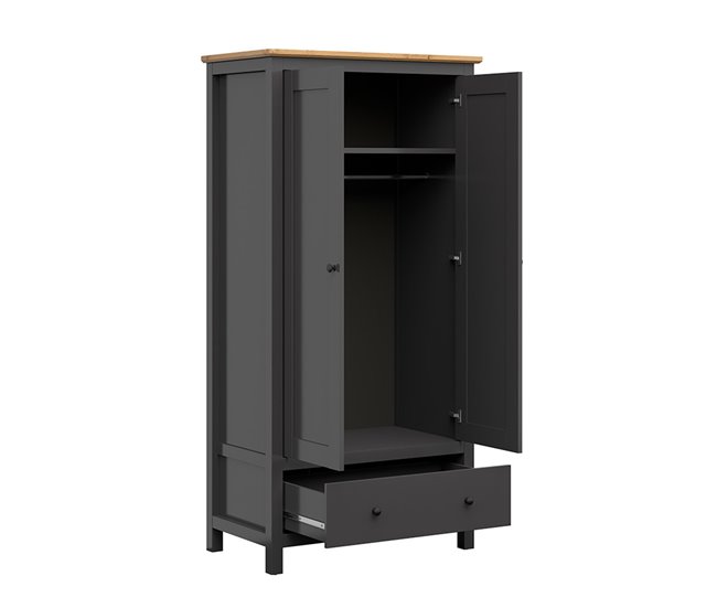 Armario 2 puertas 1 cajón Duck Madera