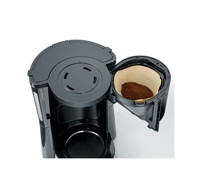 Cafetera de goteo, jarra de cristal 1 L Severin KA 4815 - 1000 W Negro