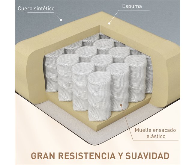 Sillón de Masaje PU HOMCOM, hogar - sofás y butacas Gris