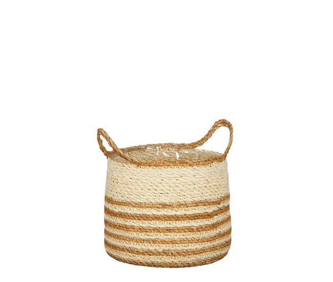 Cesta MILA seagrass natural marca CONFORAMA 