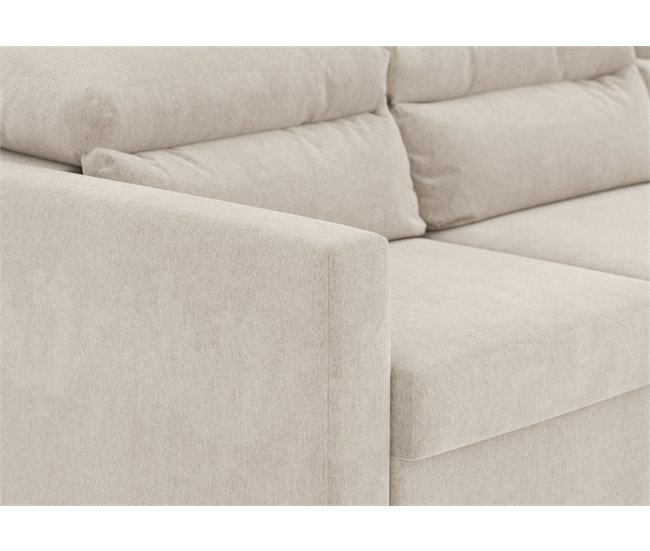 Chaise longue ARAM convertible en cama Beige