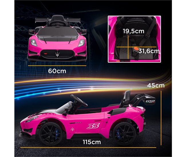 Coche Eléctrico Infantil PP, Acero AIYAPLAY Azul