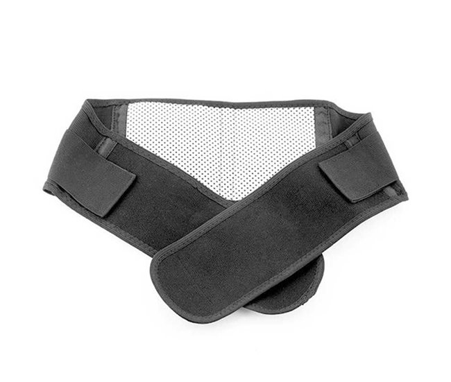 Cinturón térmico Tourmabelt InnovaGoods corrector de postura unisex Negro