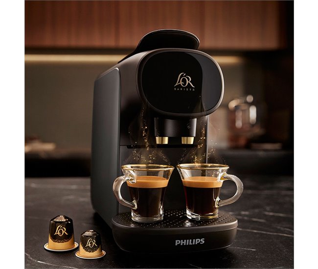 Cafetera de cápsulas L'OR Barista Sublime Philips 1450W Negro