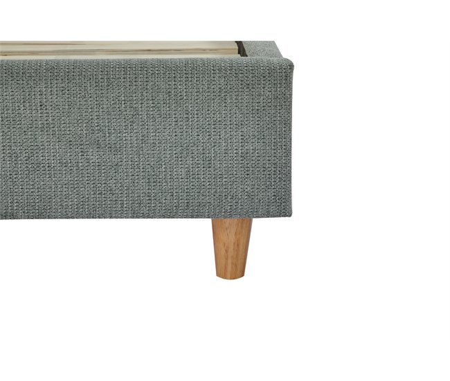 Cama SHERATON 150x190cm color verde claro Verde