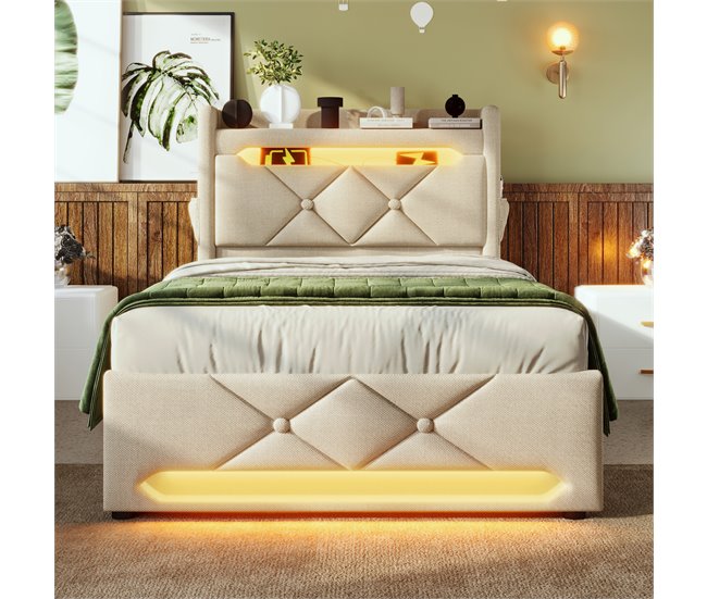 Canapés abatibles Beige