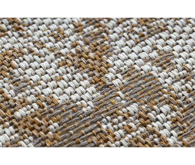 Alfombra CASA ECO sisal BOHO  vintage 2809 / antracita, alfombra 114x170 Crema
